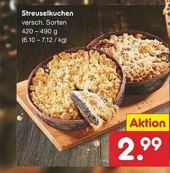 Netto Marken-Discount Streuselkuchen Angebot