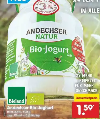 Netto Marken-Discount Bioland Andechser Bio Joghurt Angebot