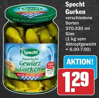 AEZ Specht Gurken 370-330 ml Glas Angebot