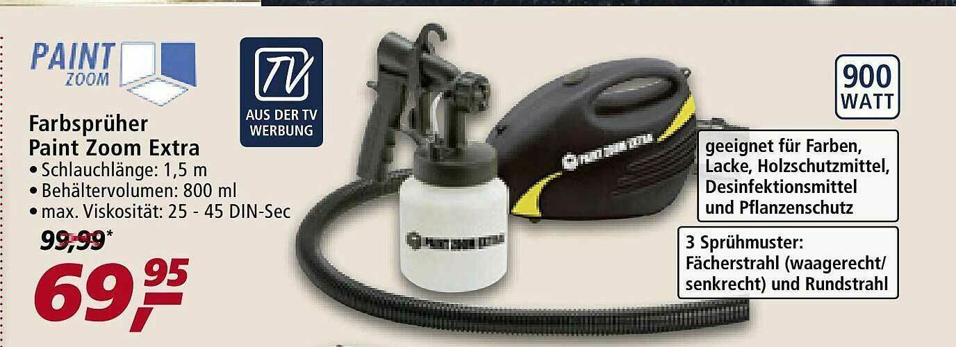 Paintzoom Farbsprüher Paint Zoom Extra Angebot bei mein real