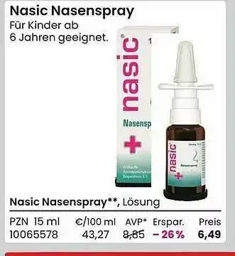 REWE Nasic Nasenspray Angebot