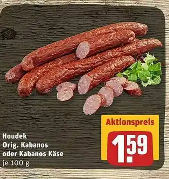 REWE Houdek Orig. Kabanos Oder Kabanos Käse Angebot