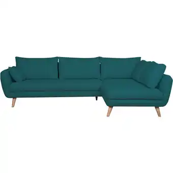 ManoMano Fünfsitzer-Sofa creep pfauenblau - Blaues Öl Angebot