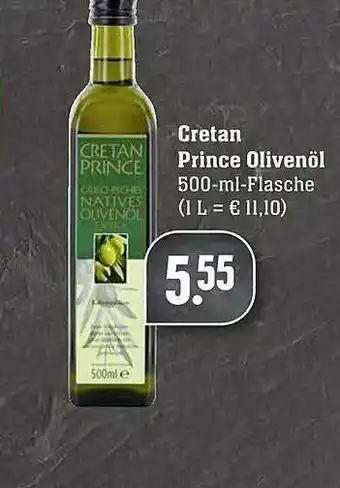 Scheck-in-Center Cretan Prince Olivenöl Angebot