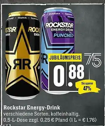 Scheck-in-Center Rockstar Energy-drink Angebot