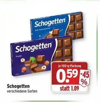 Wasgau Schogetten Angebot