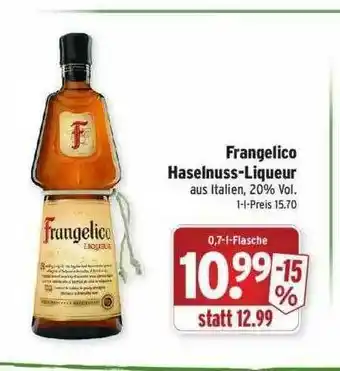 Wasgau Frangelico Haselnuss-liqueur Angebot