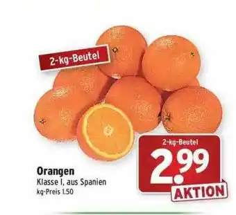 Wasgau Orangen Angebot