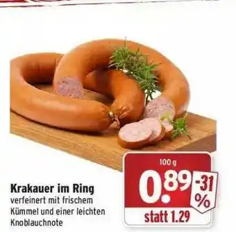 Wasgau Krakauer Im Ring Angebot