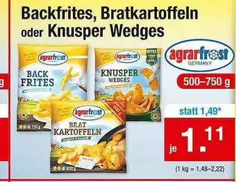 Zimmermann Backfrites, Bratkartoffeln Oder Knusper Wedges Angebot