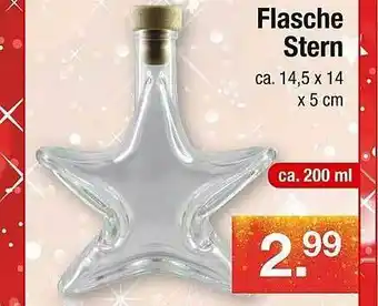 Zimmermann Flasche Stern Angebot