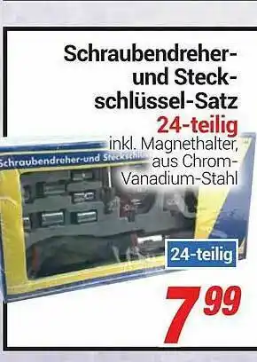 CENTERSHOP Schraubendreher- Und Steckschlüssel-satz Angebot