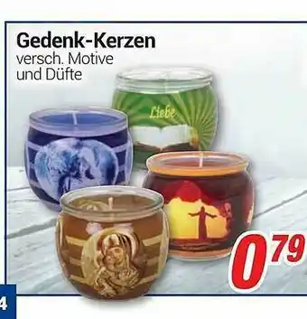 CENTERSHOP Gedenk-kerzen Angebot