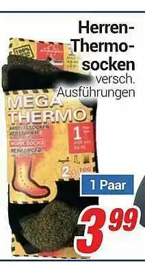 CENTERSHOP Herren Thermosocken Angebot