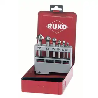 ManoMano Ruko - Kegel und Entgratsenker 90° Sets. Metallkassette.S Angebot