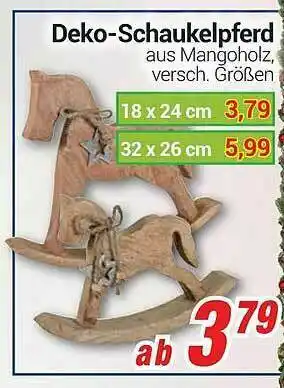 CENTERSHOP Deko-schaukelpferd Angebot