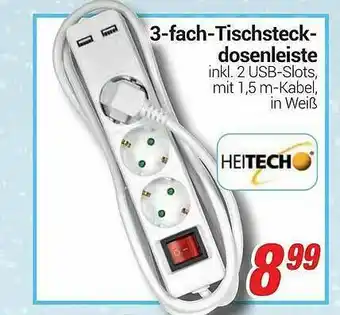 CENTERSHOP 3-fach Tischsteck Dosenleiste Angebot