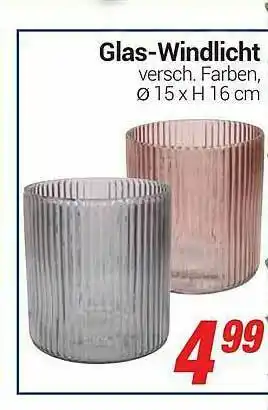 CENTERSHOP Glas-windlicht Angebot