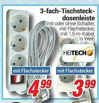 CENTERSHOP 3-fach Tischsteck Dosenleiste Angebot