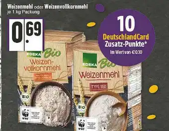 E-Center Weizenmehl Oder Weizenvollkornmehl Angebot