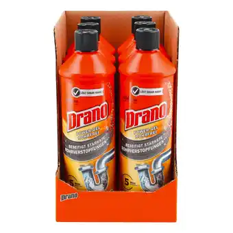 Netto Marken-Discount Drano Power Gel Rohrfrei Abflussreiniger 1 Liter, 6er Pack Angebot