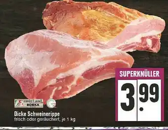 E-Center Dicke Schweinerippe Edeka Angebot