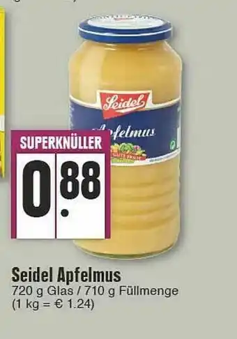 Edeka Seidel Apfelmus Angebot