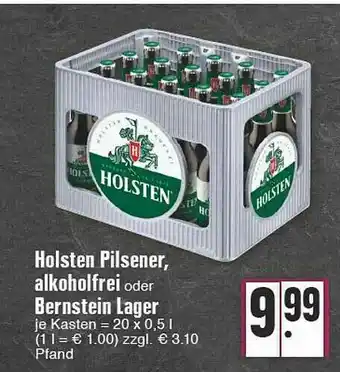 Edeka Holsten Pilsener, Alkoholfrei Odr Bernstein Lager Angebot