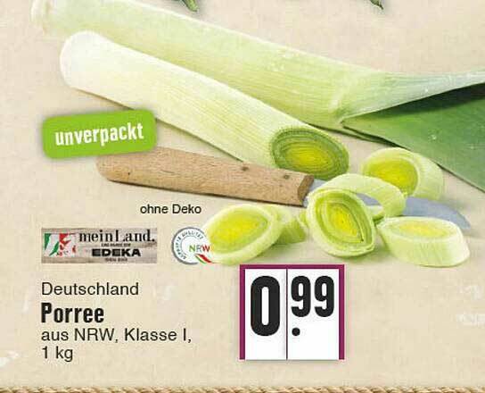 Porree Angebot bei Edeka