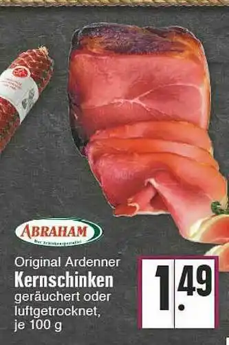 Edeka Abraham Original Ardenner Kernschinken Angebot