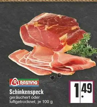 Edeka Rasting Schinkenspeck Angebot