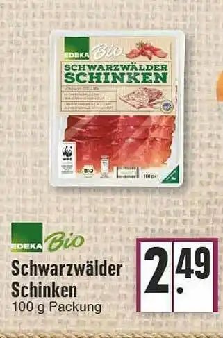 Edeka Edeka Bio Schwarzwälder Schinken Angebot