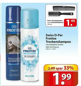 Famila Nord Ost Swiss O-par Frottee Trockenshampoo Angebot