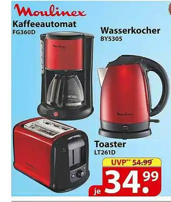 Famila Nord Ost Moulinex Kaffeeautomat, Wasserkocher Angebot