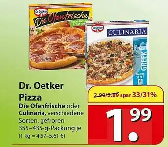 Famila Nord Ost Dr Oetker Pizza Angebot