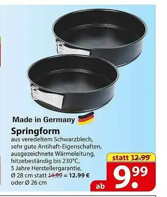 Famila Nord Ost Springform Angebot