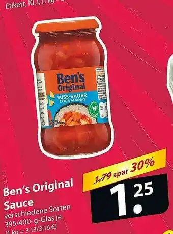 Famila Nord Ost Ben's Original Sauce Angebot