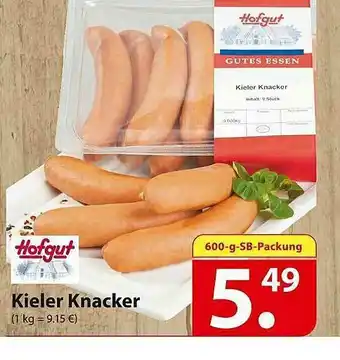 Famila Nord Ost Hofgut Kieler Knacker Angebot