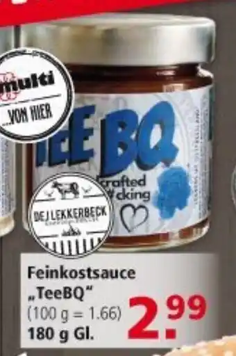 Multi Markt Feinkostsauce TeeBQ 180g Angebot