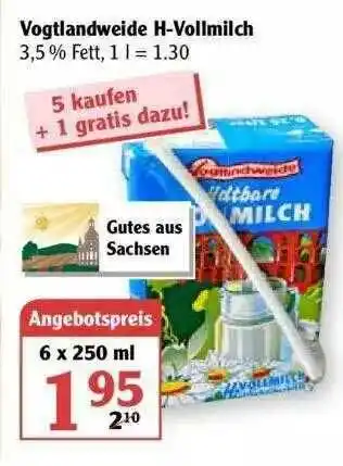 Globus Vogtlandweide H-vollmilch Angebot