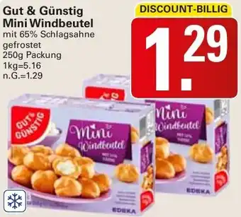 WEZ Gut & Günstig Mini Windbeutel 250 g Packung Angebot