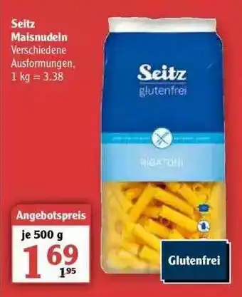 Globus Seitz Maisnudeln Angebot