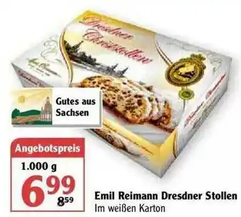 Globus Emil Reimann Dresdner Stollen Angebot