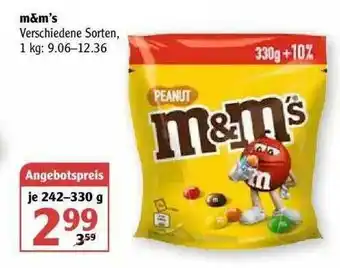 Globus M&m's Angebot