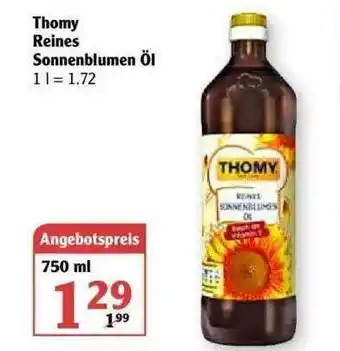 Globus Thomy Reines Sonnenblumen öl Angebot