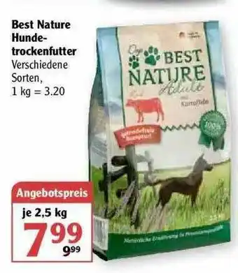 Globus Best Nature Hunde-trockenfutter Angebot