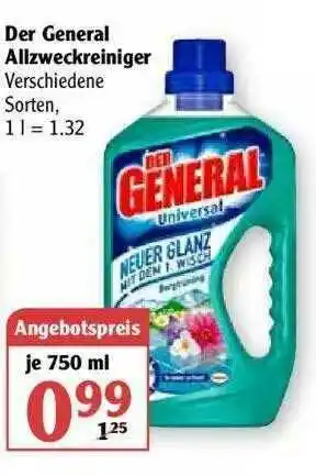 Globus Der General Allzweckreiniger Angebot