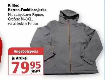 Globus Killtec Herren-funktionsjacke Angebot