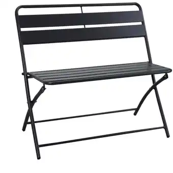 ManoMano Vacchetti - Sitzbank Anthrazit 94x51 cm h 78 cm aus Metall mod. Rovigo Angebot