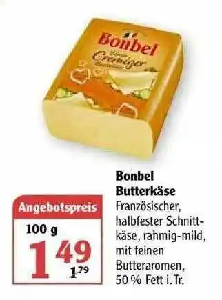 Globus Bonbel Butterkäse Angebot